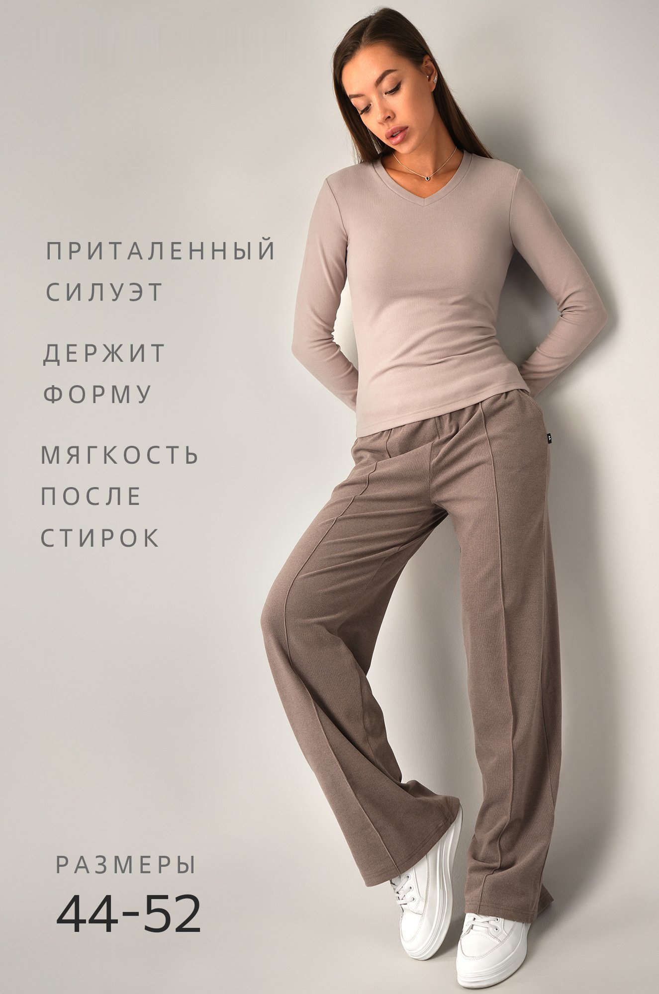 Женский джемпер из кашемира, бежевый
